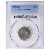1976-D Jefferson Nickel PCGS MS-64 (Toned)