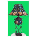 Fancy Leaded and Stained Glass Lamp!