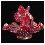 Fenton iridescent epergne