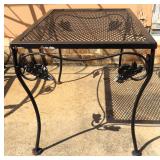 Outdoor Metal Side Table, 18'x28'