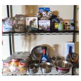 Middle 2 Shelves Contents incl. Stainless Steel