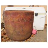 Nice Patina on This Planter and Ice Chest