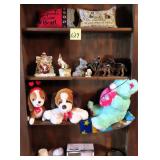 Four (4) Shelves incl. Home Decor