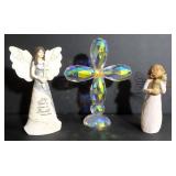 (2) Angels and (1) Cross