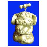 Dog Thinking About His Bone