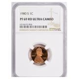 1980-S Lincoln Cent NGC Proof-69 UC