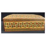Nicely Decoraated Wooden Box with Lid