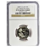 2009-S Quarter U.S. Virgin Islands NGC Proof-70 UC