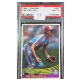 1984 DONRUSS #421 TIM WALLACH PSA 9