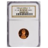 1981-S Lincoln Cent Type 1 NGC Proof-68 UC