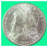 1885-O Silver Morgan Dollar