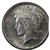 1922-P Peace Dollar Silver U.S. Philadelphia Mint