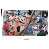 Nabisco Baseball Print 1991 Then And Now 23ï¿½ X 35ï¿½