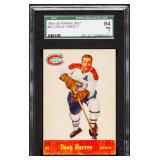 1955 Parkhurst Doug Harvey #45 SGC 84 NM 7