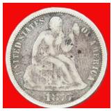 1875 Carson City Dime