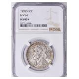 1938-S Daniel Boone Half Dollar NGC MS-67+ (Toned)