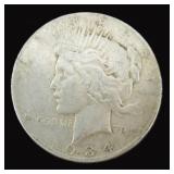 1934-S Silver Peace Dollar