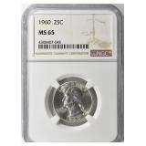 1960 Washington Quarter NGC MS-65