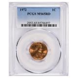 1972 Lincoln Cent PCGS MS-65 RD