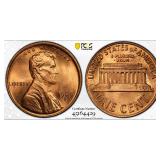 1969-S Lincoln Cent PCGS MS-65 RD