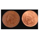 1882 & 1907 Indian Head Cents (nice ones)