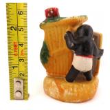 Vintage "NEXT" Black Americana Outhouse