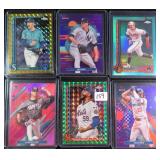 SIX (6) Serial #d Baseball Cards incl. Sean Manaea