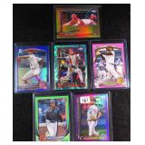 SIX (6) Serial #d Baseball Cards incl. Wacha,