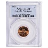 2009-D Lincoln Cent Presidency PCGS MS-66 RD