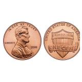 (100) LP5 2010 P&D Shield Penny 1st Year, 2 rolls