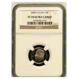 2009 S CLAD 10C PF 70 ULTRA CAMEO