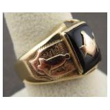 10KT Gold Ring Size 8.5 Total Weight 4.8 Grams