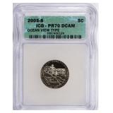 2005-S Nickel Ocean in View ICG Proof-70 DCAM