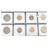 (8) Foreign Coins