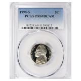 1998-S Jefferson Nickel PCGS Proof-69 DCAM