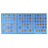 Partial Lincoln Cent Album, 1909 VDB - 1940-S