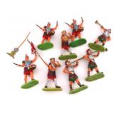 Plastic Elastolin Plastic Figures