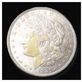 Toned 1921 Silver Morgan Dollar
