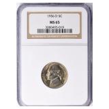 1956-D Jefferson Nickel NGC MS-65