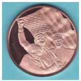 TWO (2) One Ounce Copper Trump Fight, Fight, Fight