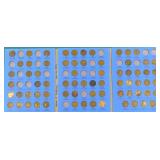 Partial Lincoln Head Cent Album, 1909VDB -1940S