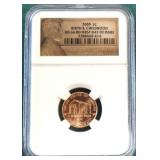 2009 Birth and Childhood Lincoln Cent NGC MS66RD