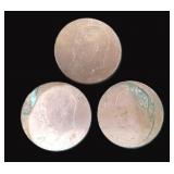 Three (3) Bicentennial IKE Dollars