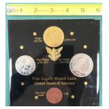 Tile 6'x6' First Minted Coins of U.S.A.