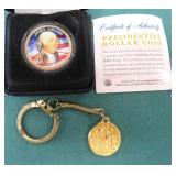 Enhanced Presidential Coin and Key Chain