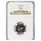 1968-S Jefferson Nickel NGC Proof-69