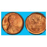 1944-S Lincoln Cent NGC MS-66 RD