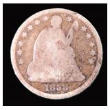 1858 Silver Half Dime