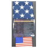 Natflag 3'x5' USA Flag, Unused in Package