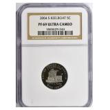 2004-S Jefferson Nickel Keel Boat NGC Proof-69 UC
